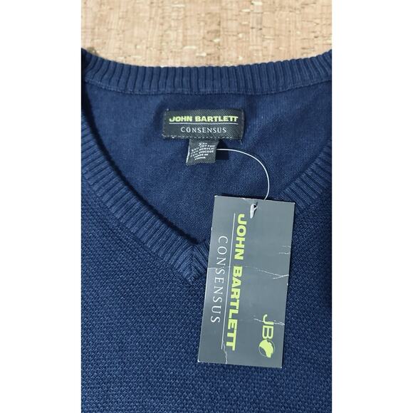 John Bartlett Consensus Navy BLUE men's Sweater XXL - Picture 5 of 8